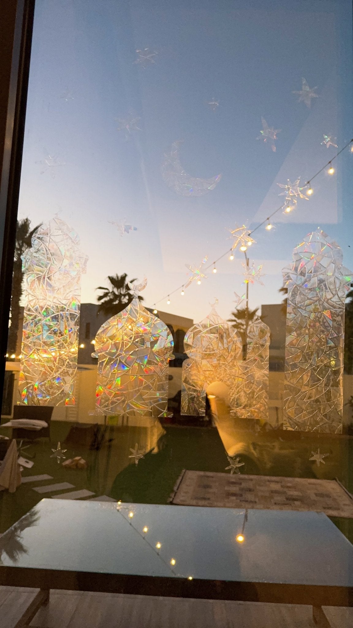 Minaret of Reflections Sun Catcher - Pixel Parrot Design