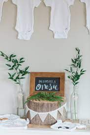Baby Onesie Party Setup- Baby Shower - Pixel Parrot Design