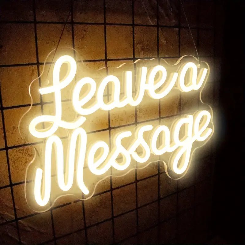 LED Sign Rental- Leave a Message @ The Tone - Pixel Parrot Design