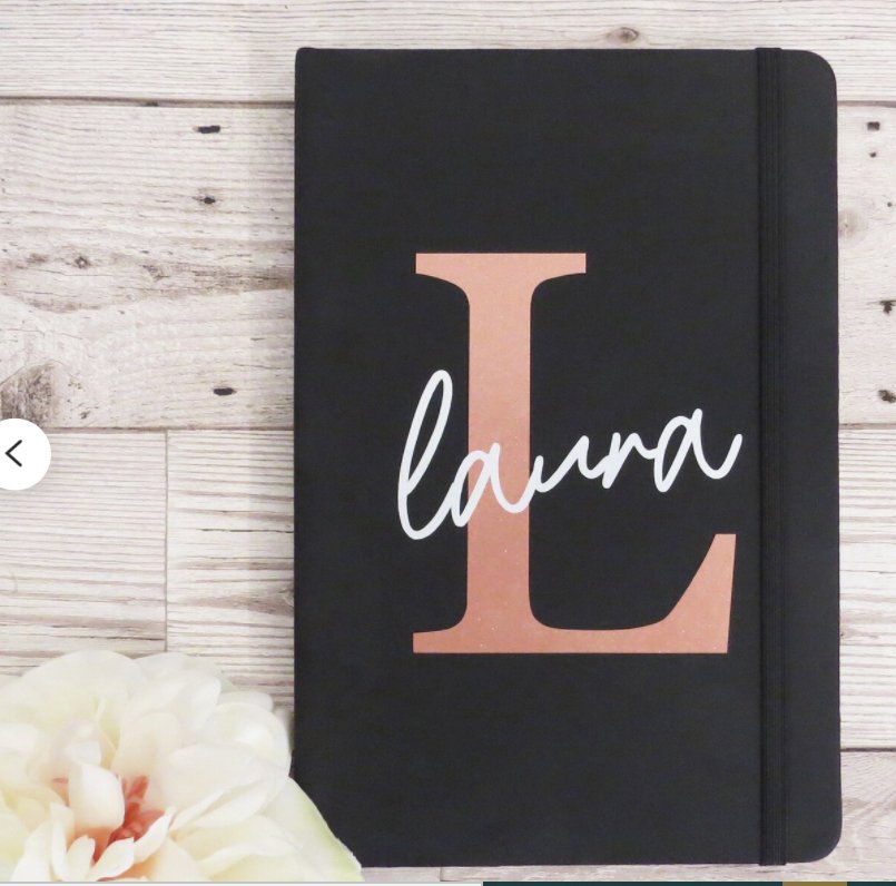 Personalized A5 Notebook - Pixel Parrot Design