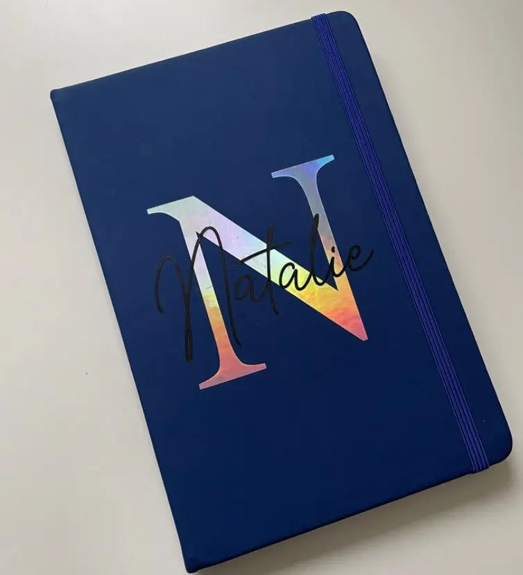 Personalized A5 Notebook - Pixel Parrot Design