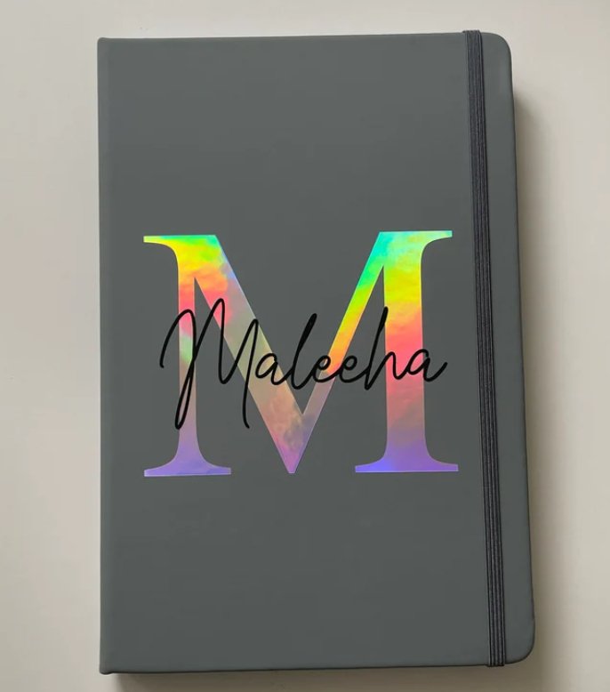 Personalized A5 Notebook - Pixel Parrot Design