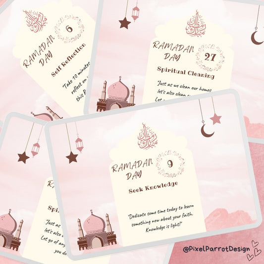 Islamic Dua and Supplication | Prayer Bundle | Daily Duas | Dua Cards Printable | Duas & Dhikr | Muslim Prayer Cards | Islamic | Digital Download - Pixel Parrot Design