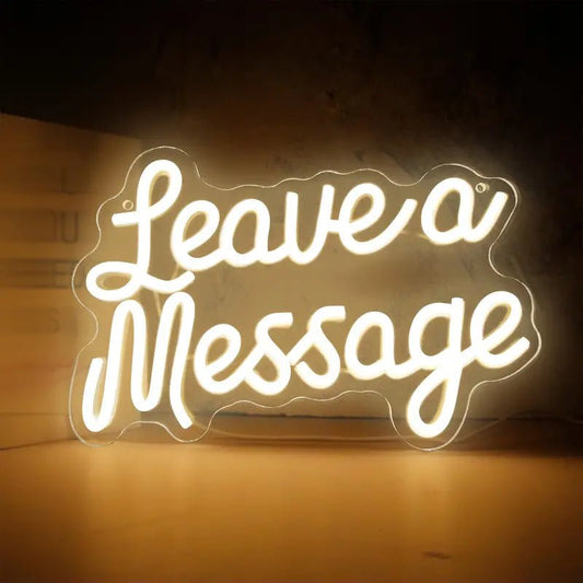 LED Sign Rental- Leave a Message @ The Tone - Pixel Parrot Design